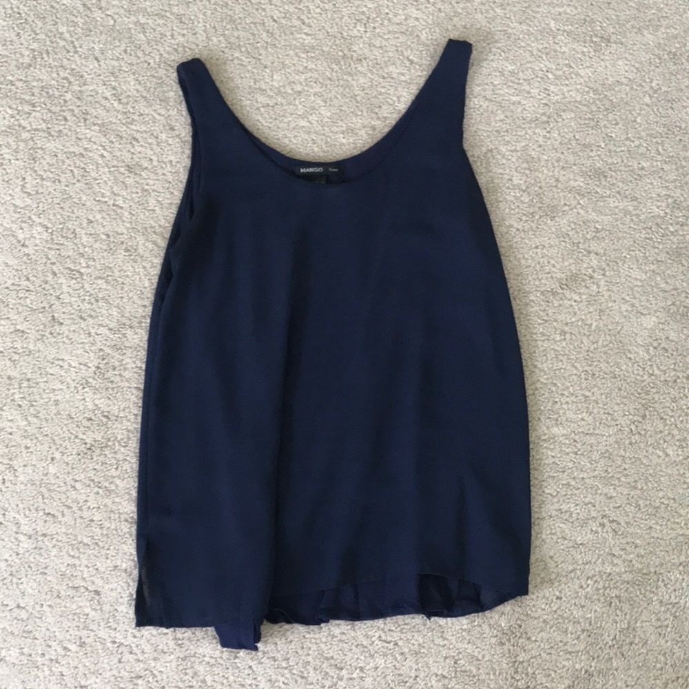 Blue tank